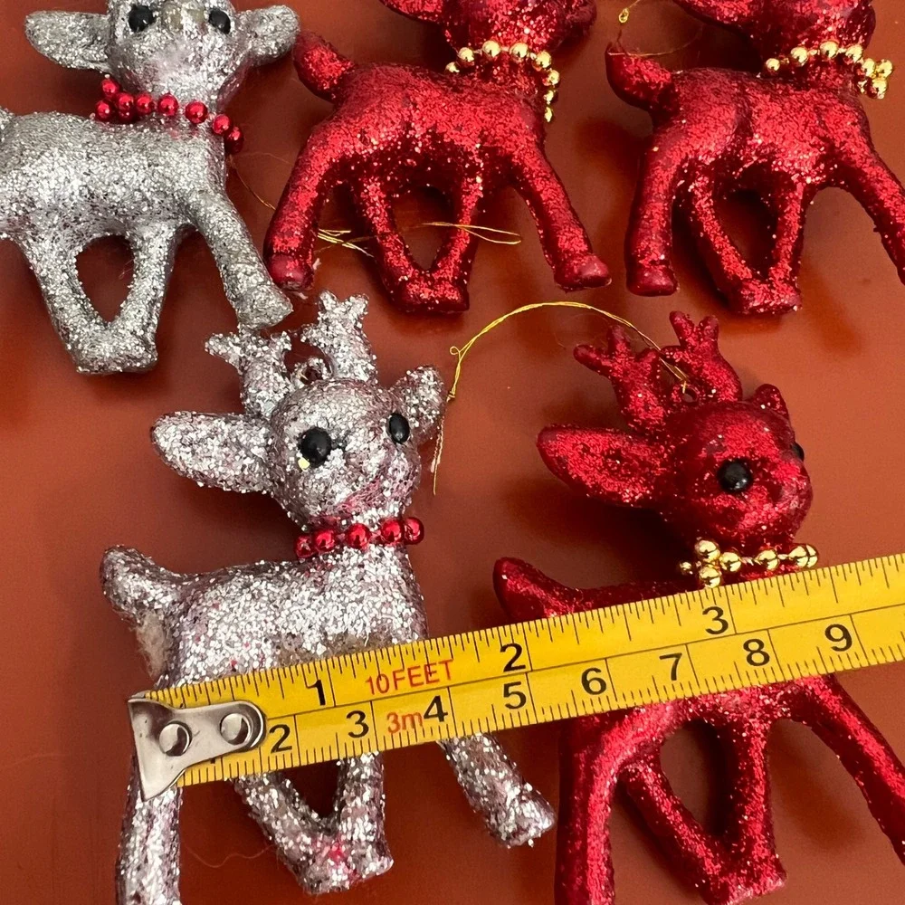 N/A glittery reindeer